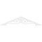 Ekena Millwork Pitch Finley Architectural Grade PVC Gable Pediment, 36"W x 7 1/2"H x 1"P (5/12) GPP036X008X100FIN - alternate 5